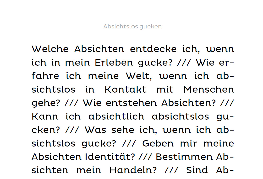 Beate Göbel / Helmut Prochart / Absichtslos gucken